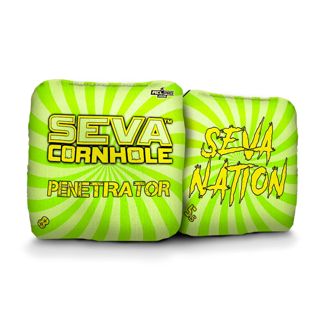 Swirl Blacklight GLO Cornhole Bags Penetrator ACL Pro Stamped
