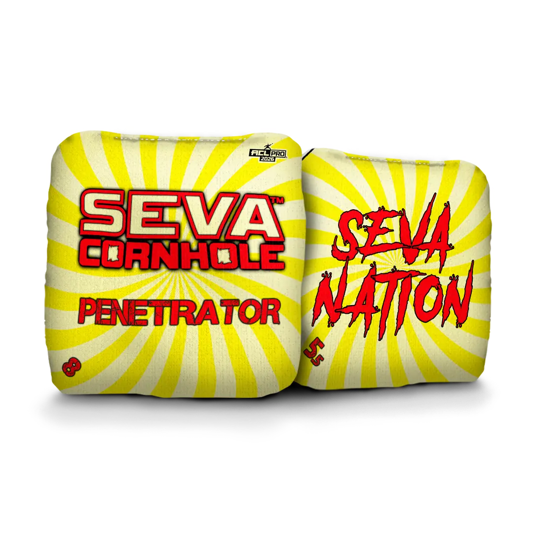 Swirl Blacklight GLO Cornhole Bags Penetrator ACL Pro Stamped