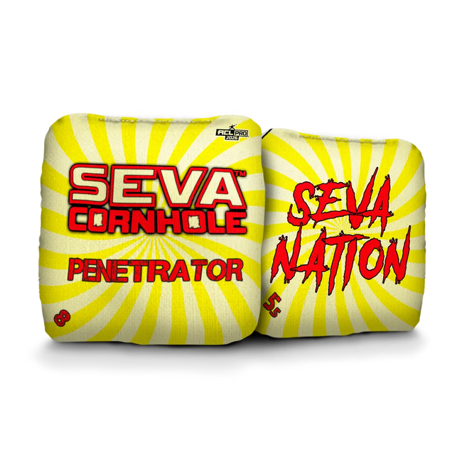 Swirl Blacklight GLO Cornhole Bags Penetrator ACL Pro Stamped