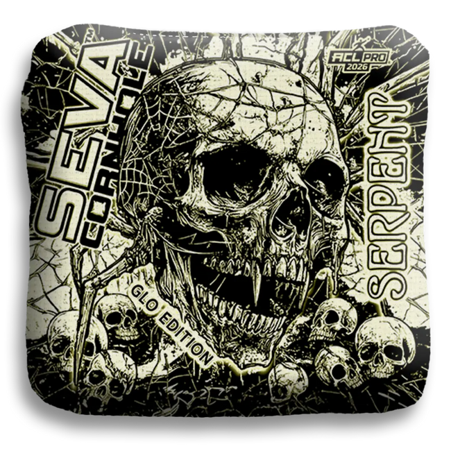Halloween Special GLO Edition - Set of 4 Cornhole bags