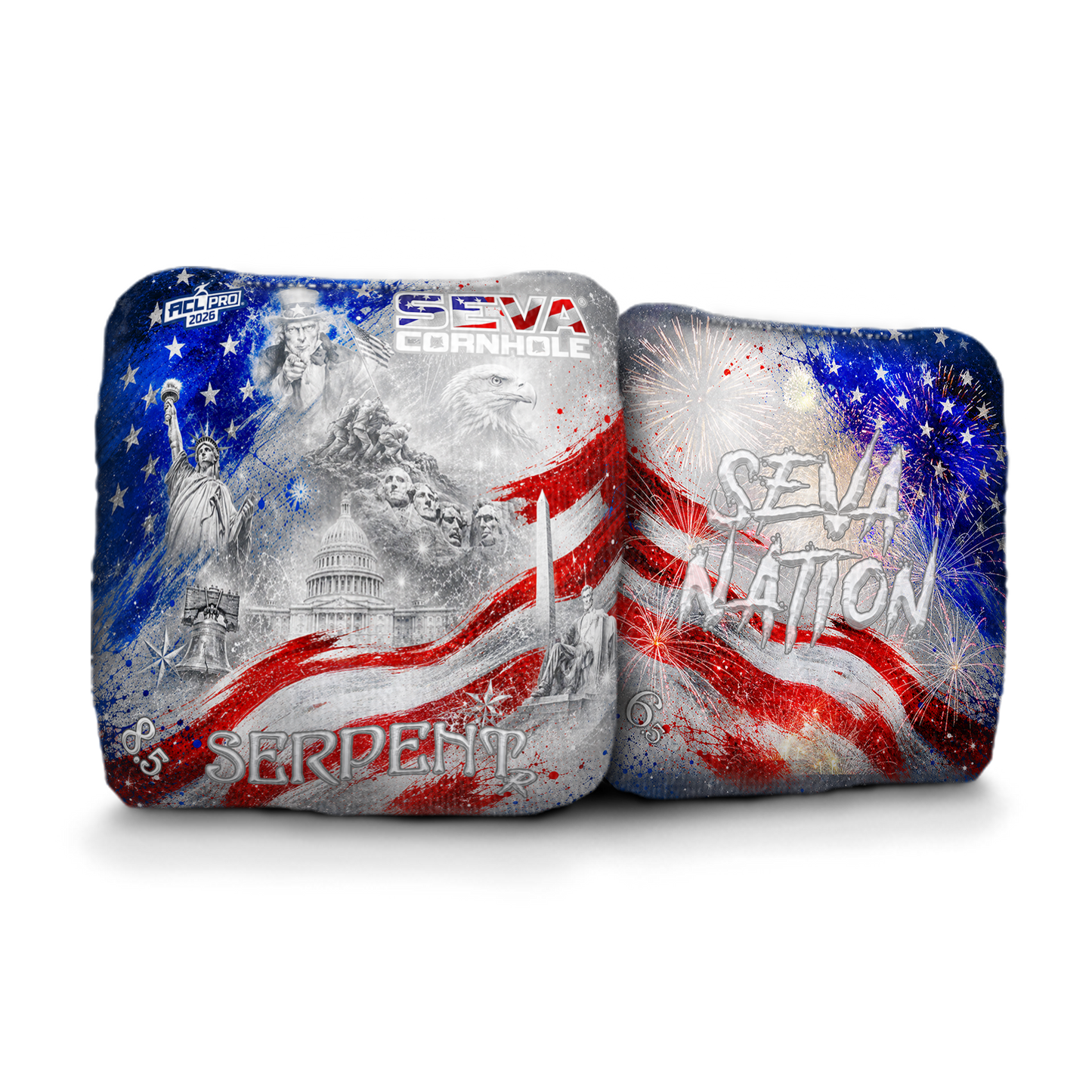 USA250 Edition SEVA Cornhole Cornhole Bags – Set of 4