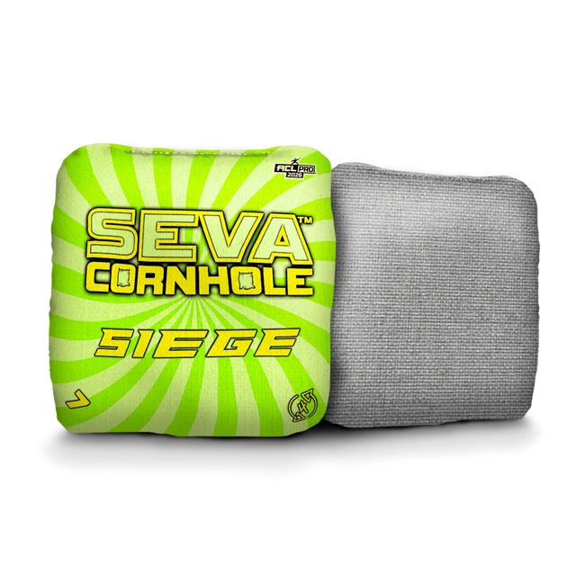 Swirl Blacklight GLO Cornhole Bags Siege ACL Pro Stamped