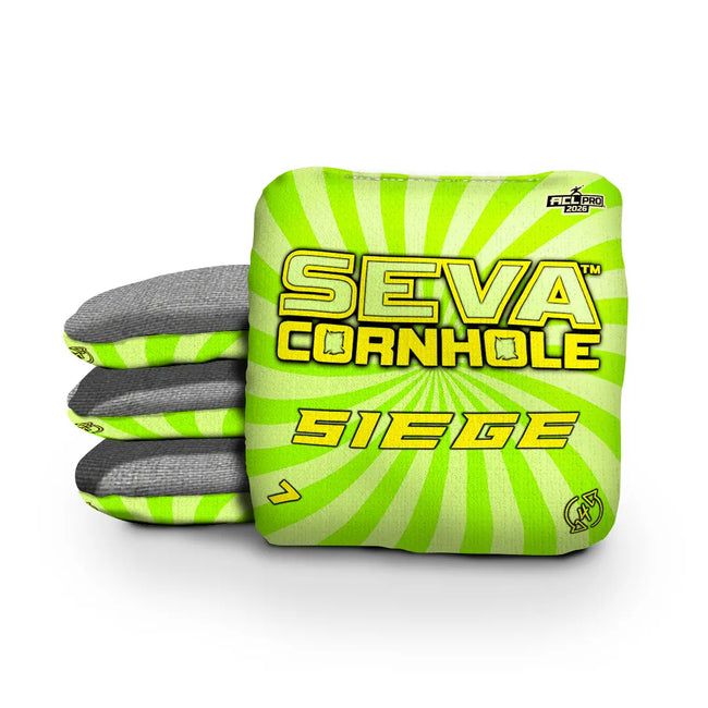 Swirl Blacklight GLO Cornhole Bags Siege ACL Pro Stamped