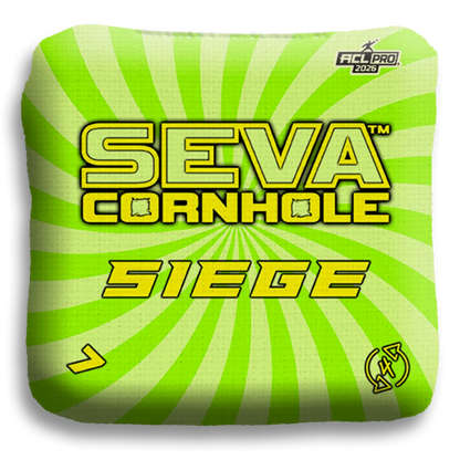 Swirl Blacklight GLO Cornhole Bags Siege ACL Pro Stamped