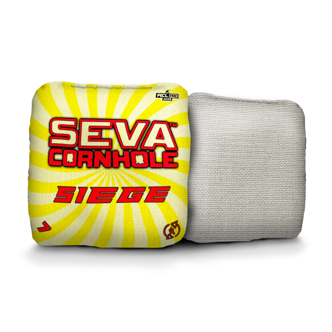 Swirl Blacklight GLO Cornhole Bags Siege ACL Pro Stamped