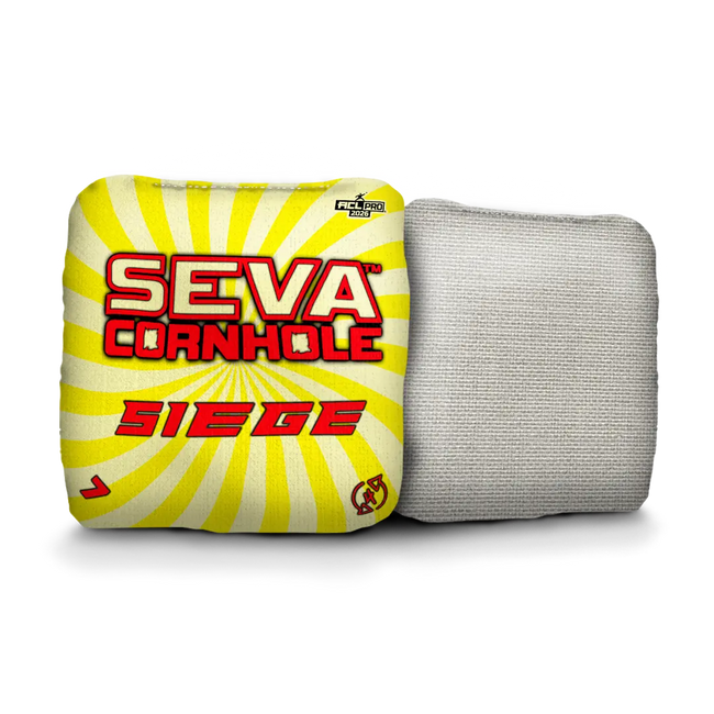 Swirl Blacklight GLO Cornhole Bags Siege ACL Pro Stamped