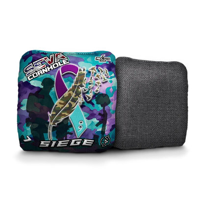 Veteran Suicide Awareness Special Edition - Set of 4 Cornhole bags