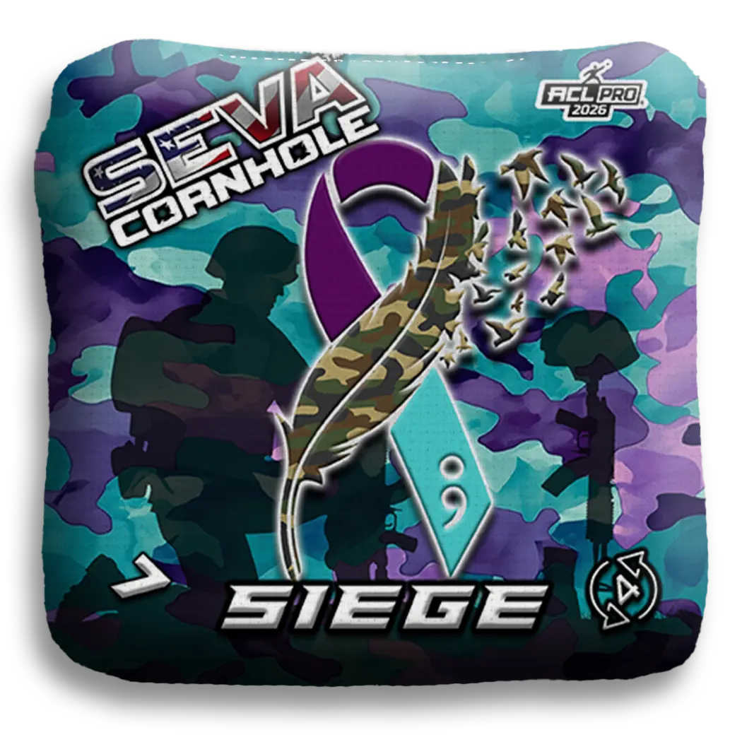 Veteran Suicide Awareness Special Edition - Set of 4 Cornhole bags