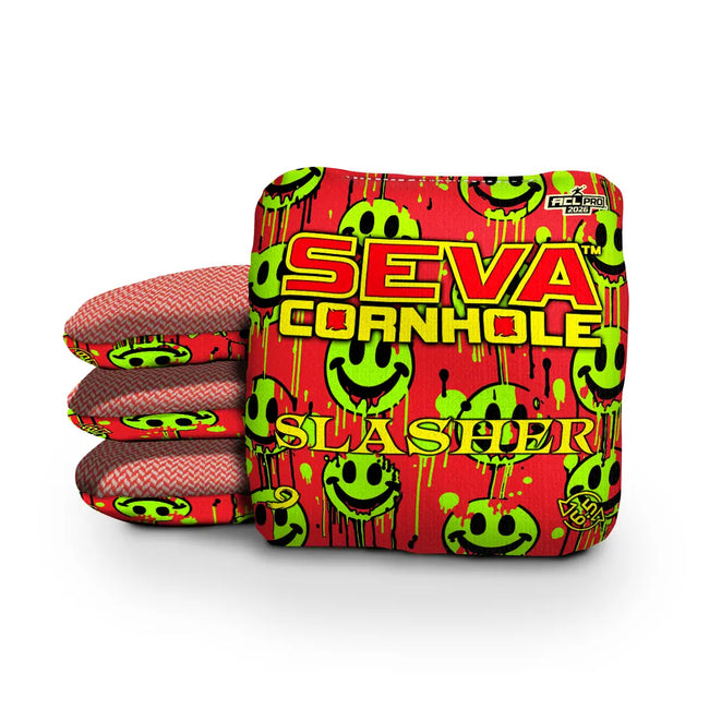Smiley Blacklight GLO Cornhole Bags Slasher ACL Pro Stamped