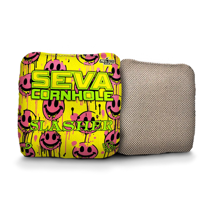 Smiley Blacklight GLO Cornhole Bags Slasher ACL Pro Stamped