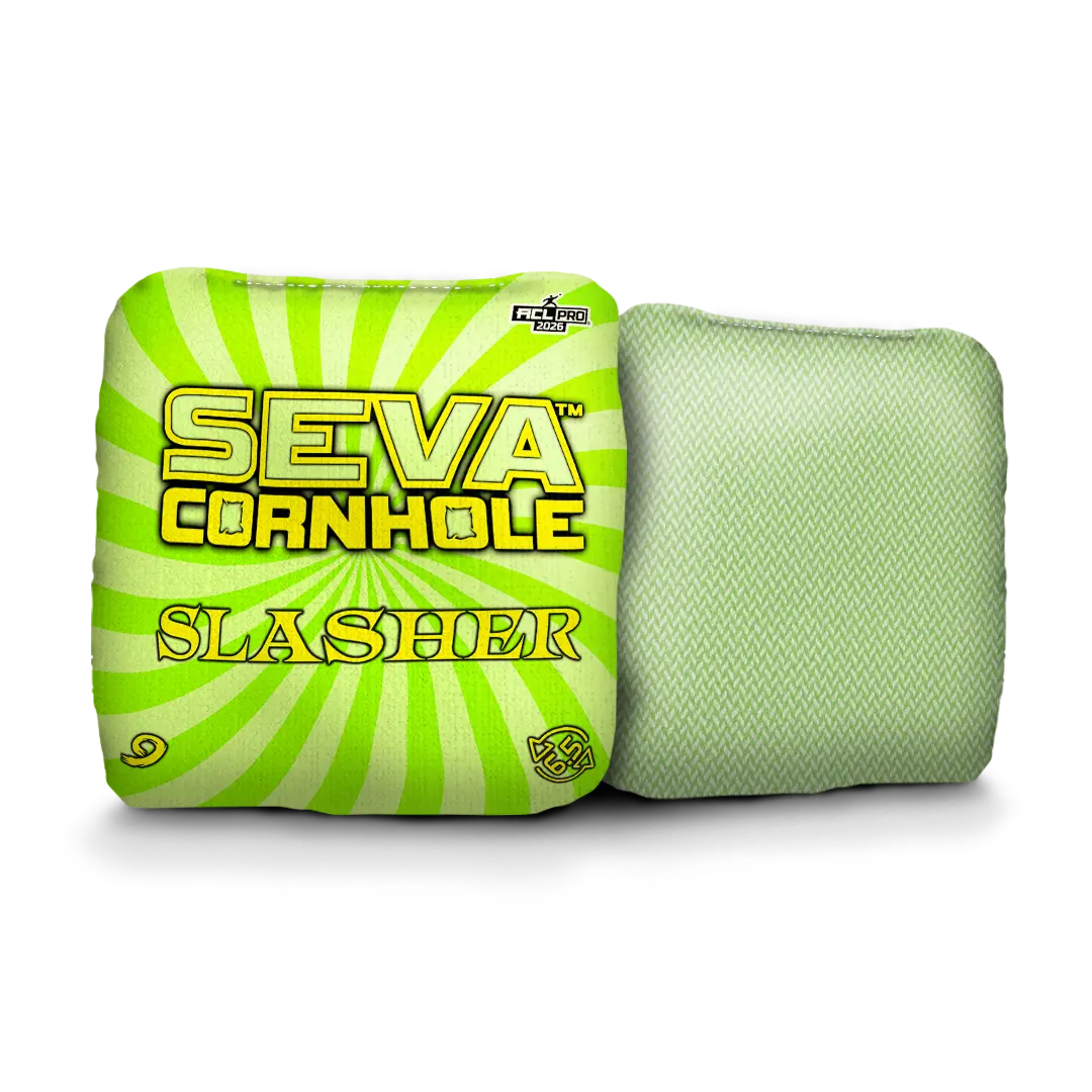 Swirl Blacklight GLO Cornhole Bags Slasher ACL Pro Stamped