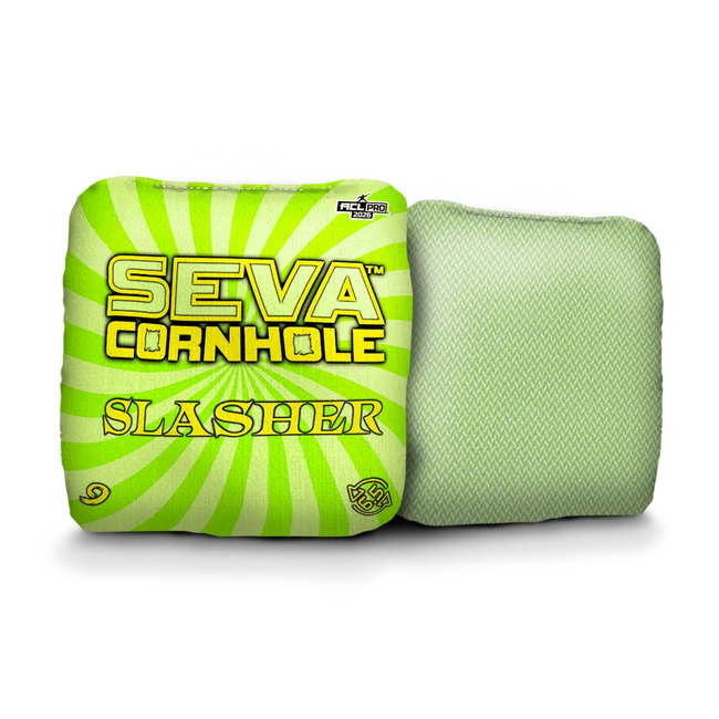 Swirl Blacklight GLO Cornhole Bags Slasher ACL Pro Stamped