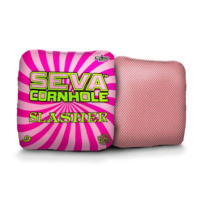 Swirl Blacklight GLO Cornhole Bags Slasher ACL Pro Stamped