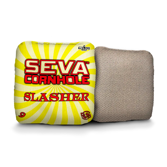 Swirl Blacklight GLO Cornhole Bags Slasher ACL Pro Stamped