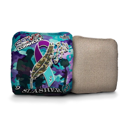 Veteran Suicide Awareness Special Edition - Set of 4 Cornhole bags