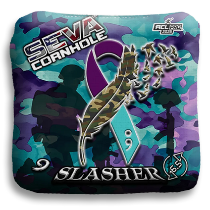 Veteran Suicide Awareness Special Edition - Set of 4 Cornhole bags