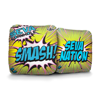 Smash - Comic - Set of 4 Cornhole Bags