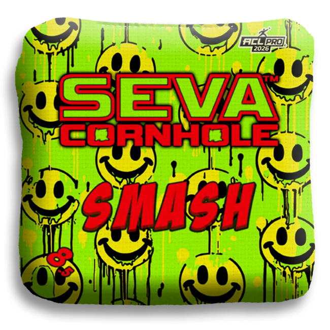 Smile Blacklight GLO Cornhole Bags Smash ACL Pro Stamped