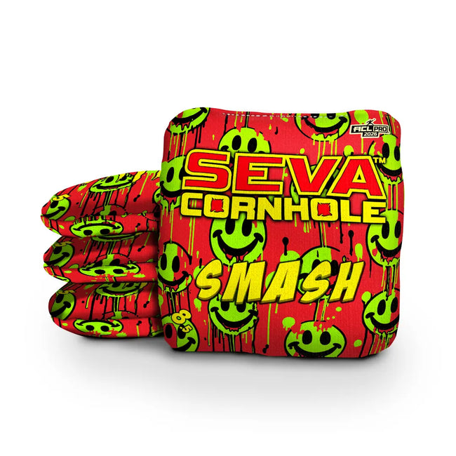 Smile Blacklight GLO Cornhole Bags Smash ACL Pro Stamped