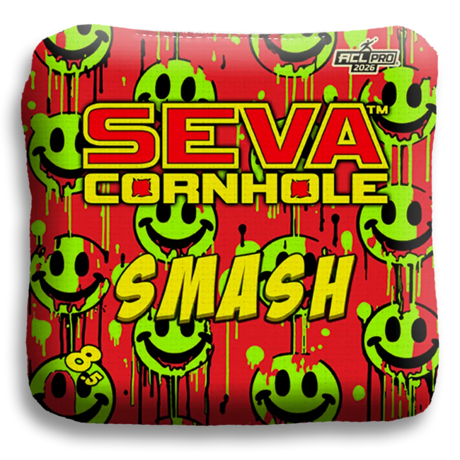 Smile Blacklight GLO Cornhole Bags Smash ACL Pro Stamped