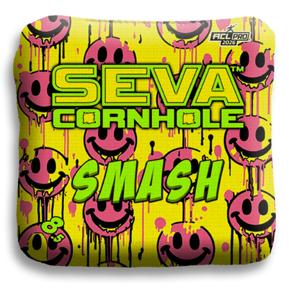 Smile Blacklight GLO Cornhole Bags Smash ACL Pro Stamped