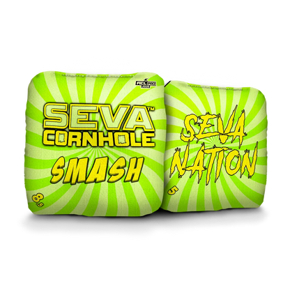 Swirl Blacklight GLO Cornhole Bags Smash ACL Pro Stamped