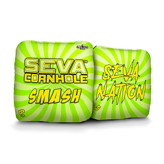 Swirl Blacklight GLO Cornhole Bags Smash ACL Pro Stamped