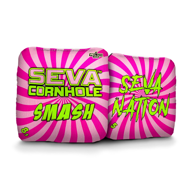 Swirl Blacklight GLO Cornhole Bags Smash ACL Pro Stamped