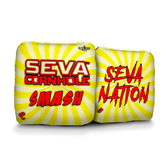 Swirl Blacklight GLO Cornhole Bags Smash ACL Pro Stamped