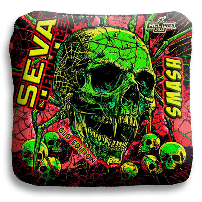 Halloween Special GLO Edition - Set of 4 Cornhole bags