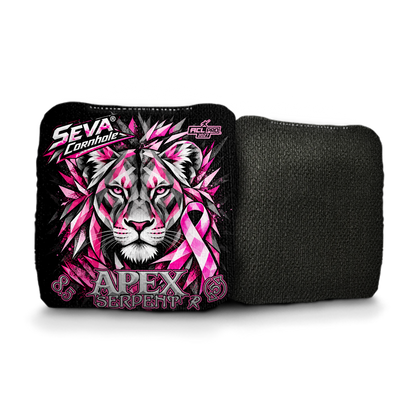 Breast Cancer Awareness – Lioness Edition | Set of 4 Cornhole Bags