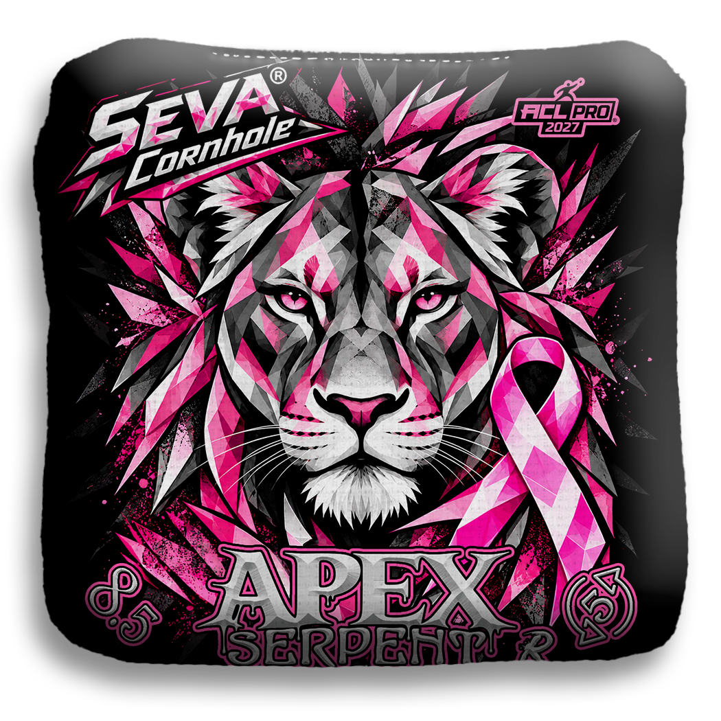 Breast Cancer Awareness – Lioness Edition | Set of 4 Cornhole Bags