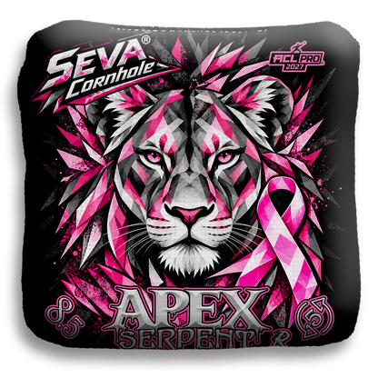 Breast Cancer Awareness – Lioness Edition | Set of 4 Cornhole Bags