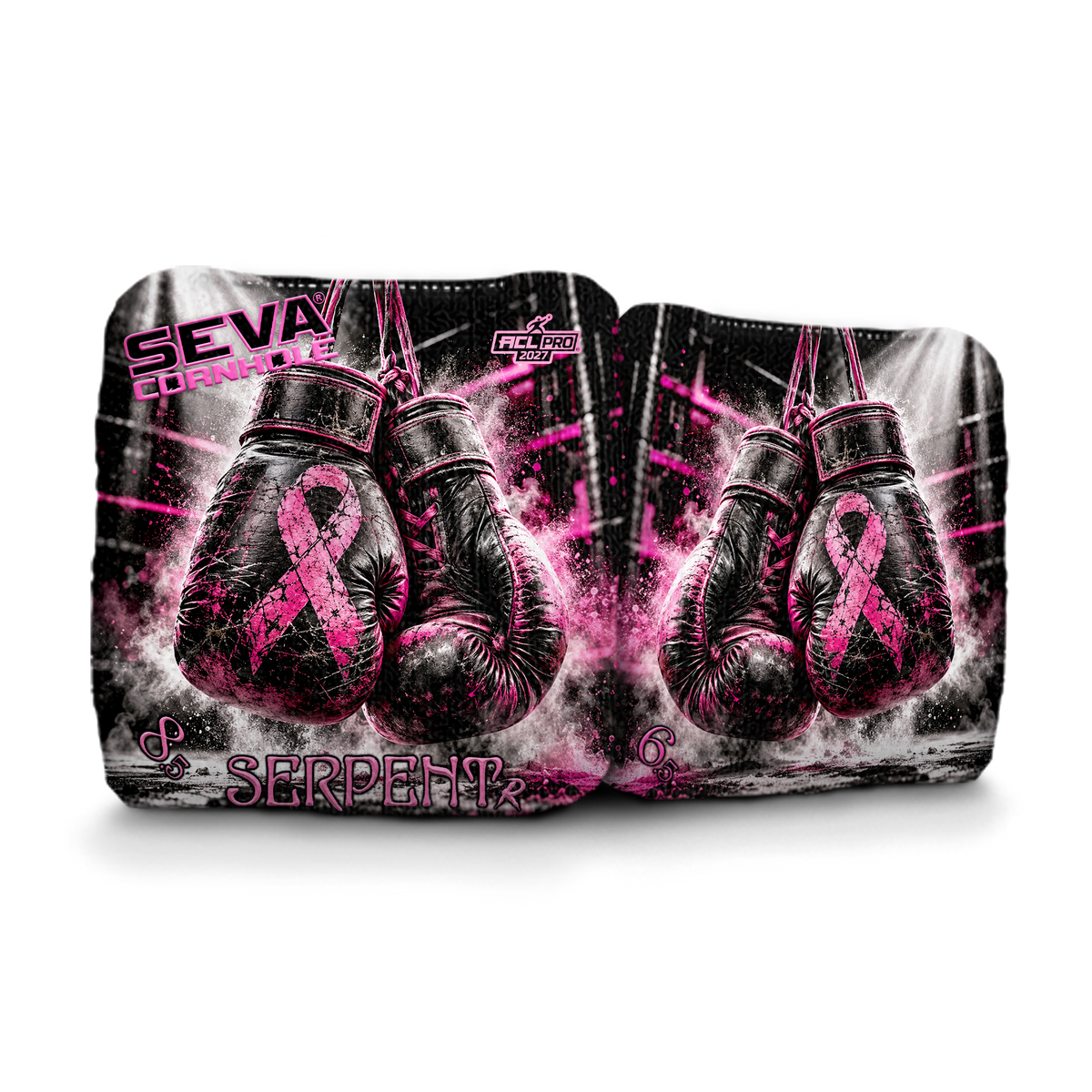 Breast Cancer Awareness – Fight Edition | Set of 4 Cornhole Bags