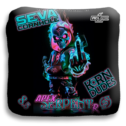 Korn Dudes Neon Reaper Edition - Set of 4 Cornhole bags