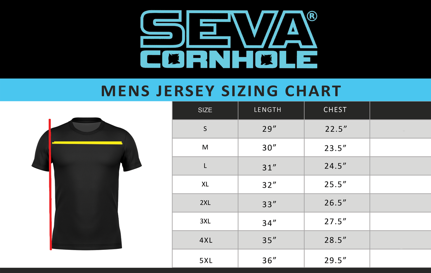 SEVA CORNHOLE JERSEY "SUNSET" EDITION! NEW SPANDEX MESH MATERIAL!