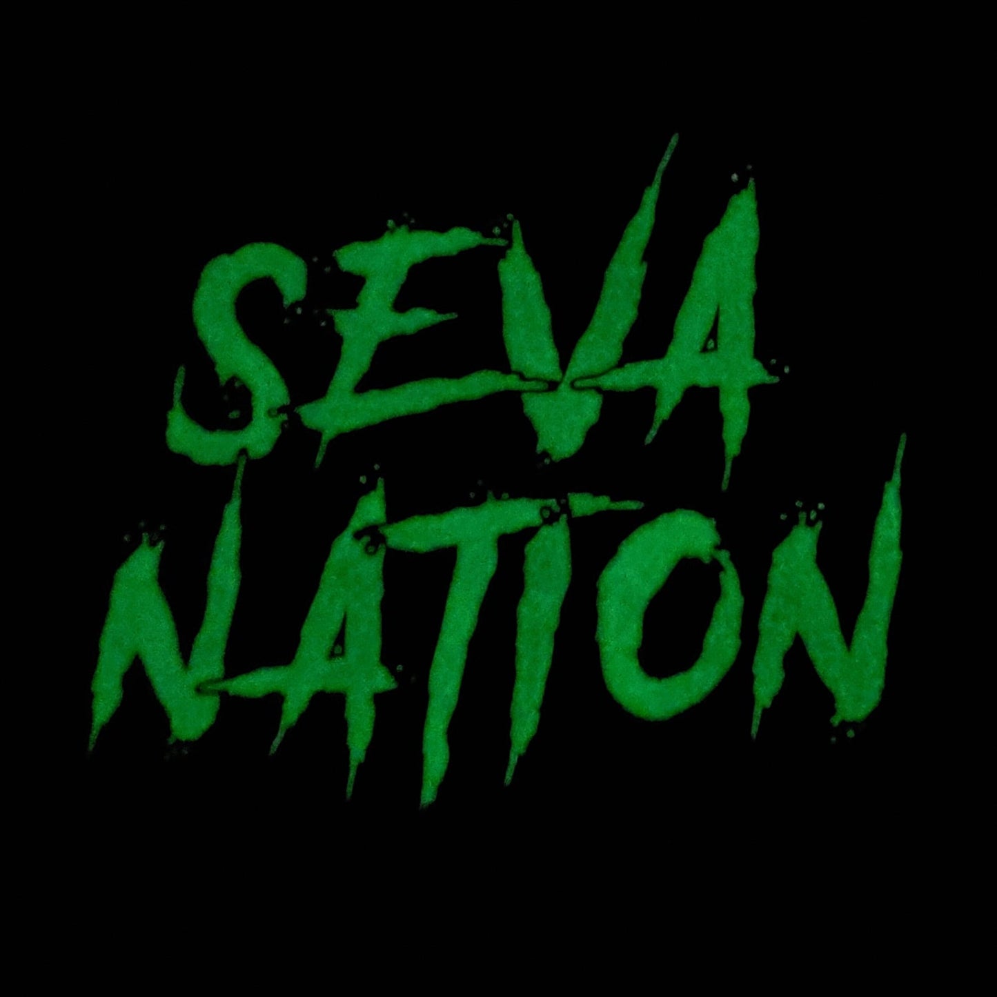 Glow In The Dark SEVA Nation Cornhole Velcro Patch