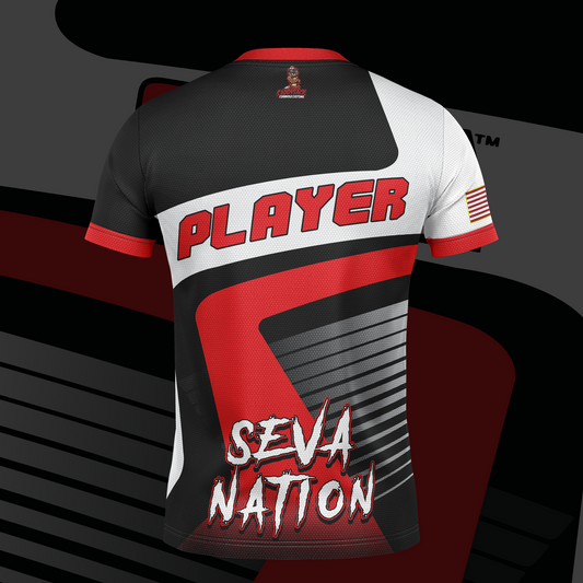 SEVA CORNHOLE JERSEY- "CLASSIC"  NEW SPANDEX MESH MATERIAL!