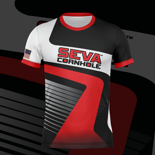 SEVA CORNHOLE JERSEY- "CLASSIC"  NEW SPANDEX MESH MATERIAL!