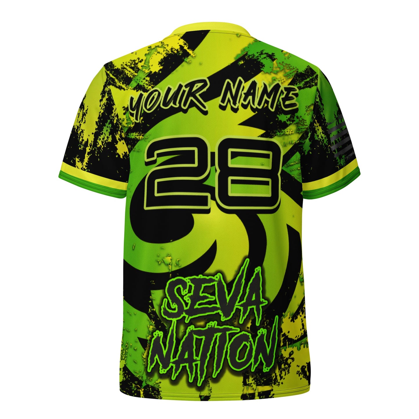 Personalized Lemon Lime SEVA Swirl Jersey