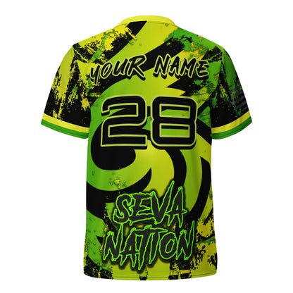 Personalized Lemon Lime SEVA Swirl Jersey