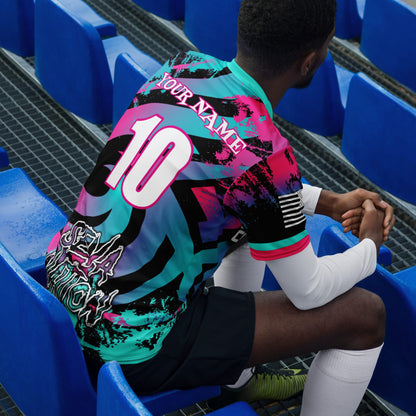 Personalized Cotton Candy SEVA Swirl Jersey