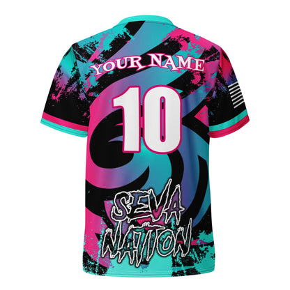 Personalized Cotton Candy SEVA Swirl Jersey