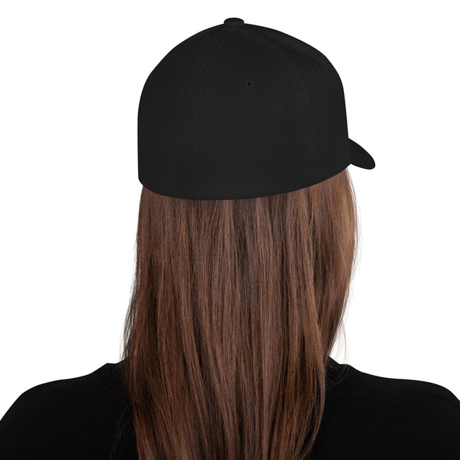 Light Logo Flex-Fit Structured Twill Cap