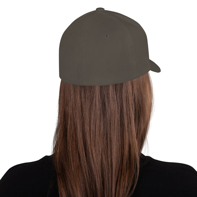 Light Logo Flex-Fit Structured Twill Cap