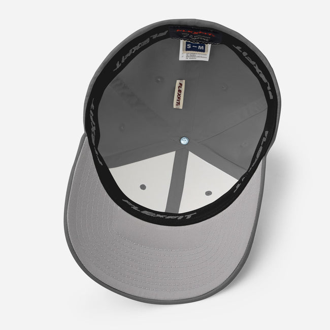 Light Logo Flex-Fit Structured Twill Cap