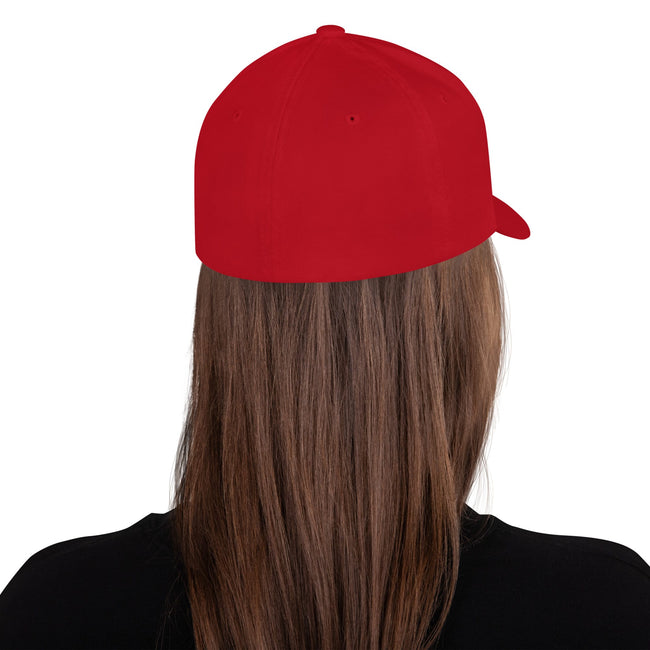 Light Logo Flex-Fit Structured Twill Cap