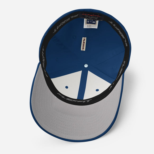 Dark Logo Flex-Fit Structured Twill Cap