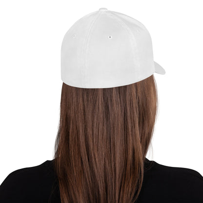 Dark Logo Flex-Fit Structured Twill Cap