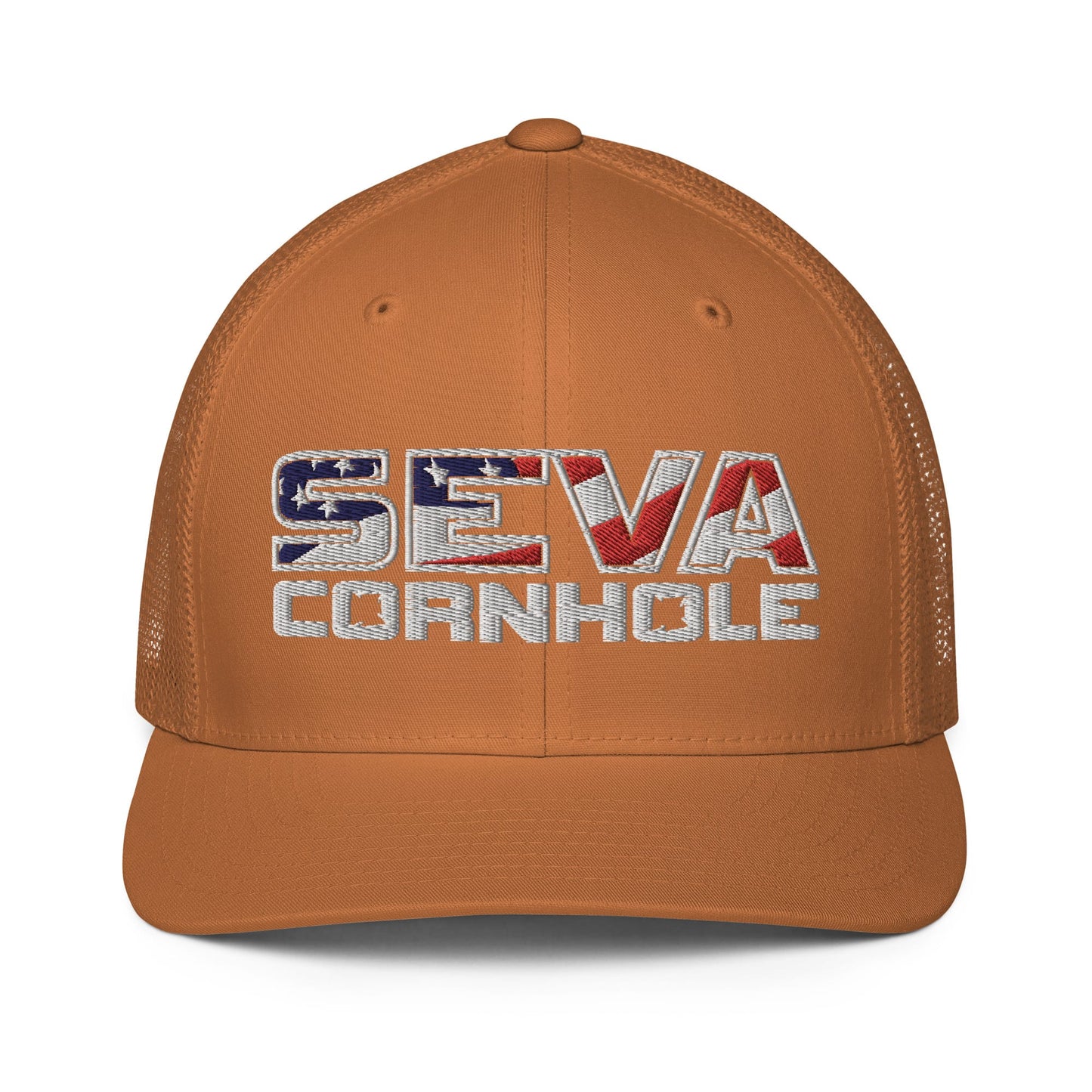 Light Logo Flex-Fit trucker cap